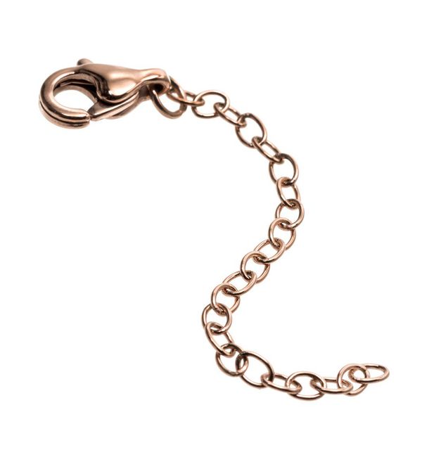 Extended Chain 5 cm Rose Gold.