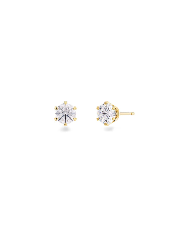 Crown Studs Gold