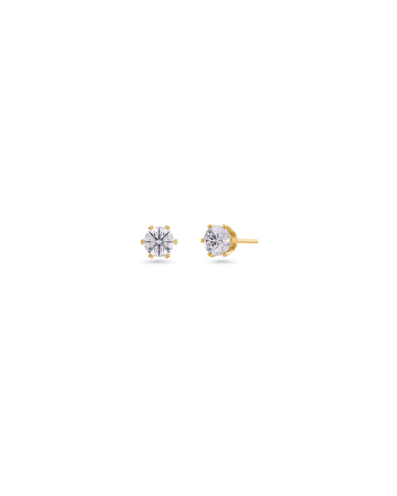 Crown Studs Mini Gold