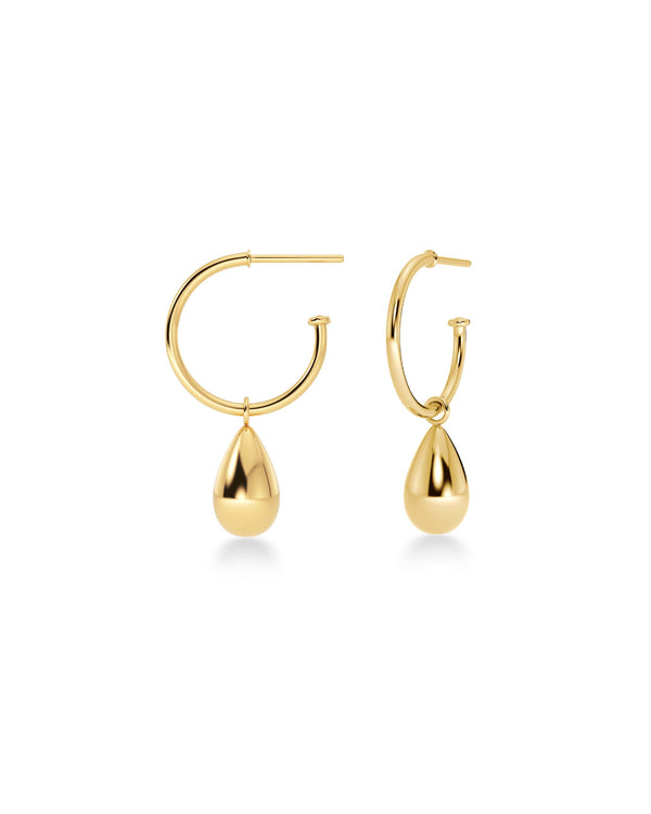 Drop Mini Earrings Gold