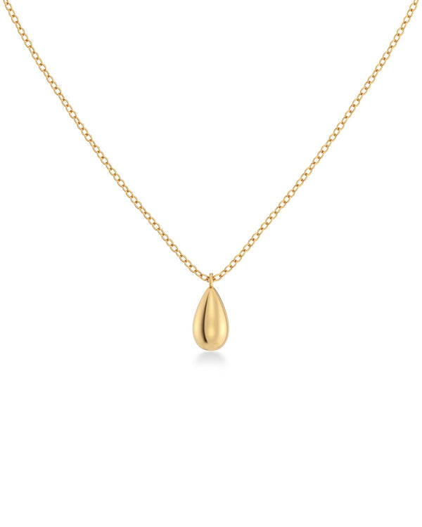 Drop Mini Necklace Gold