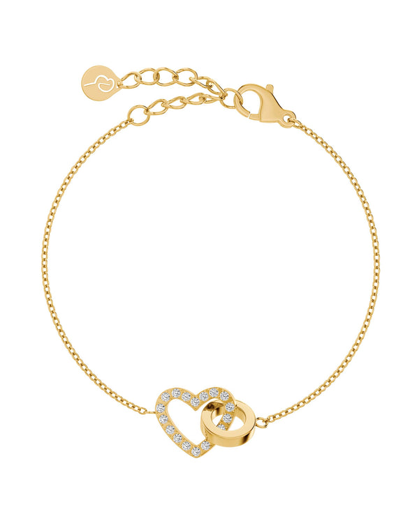 Eternal Heart Bracelet Gold