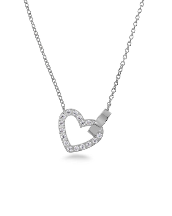 Eternal Heart Necklace Steel