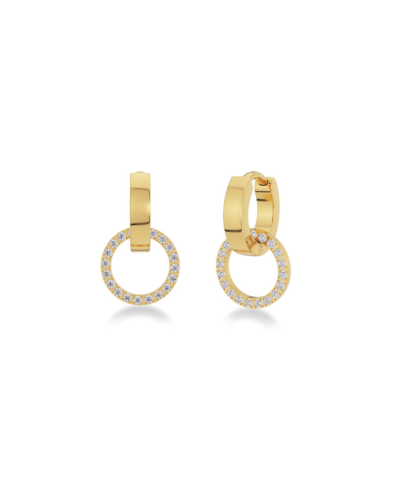 Eternal Orbit Earrings Gold