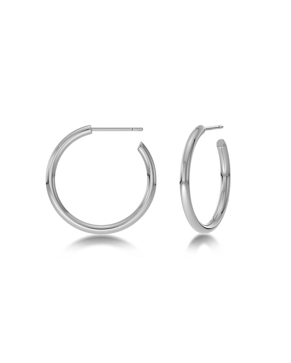 Hoops Earrings Steel Medium