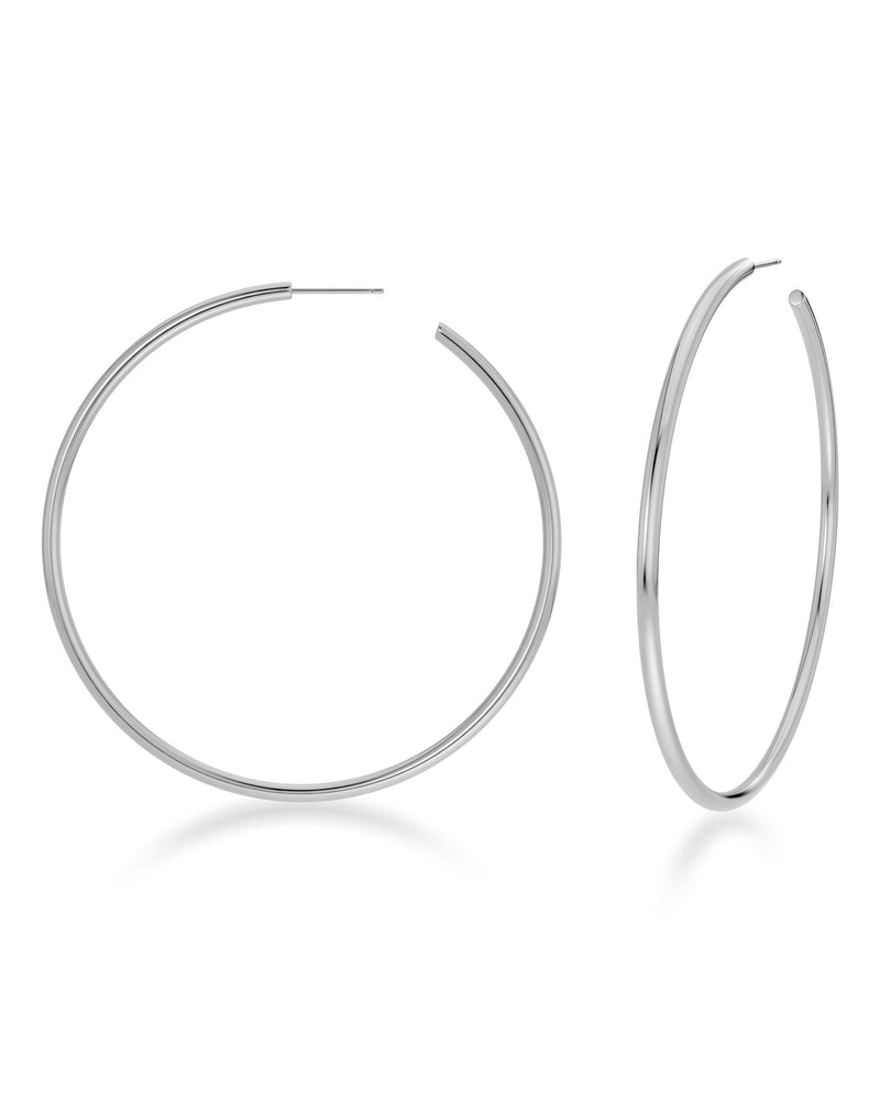 Hoops Earrings Steel Large