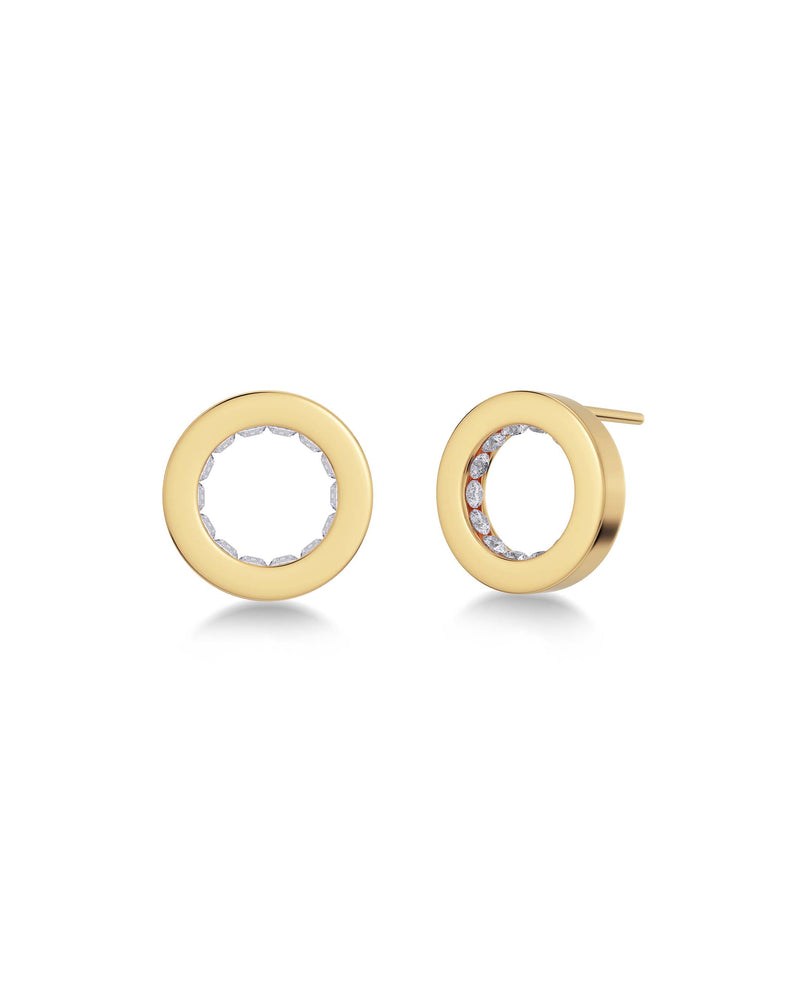 Monaco Studs Gold