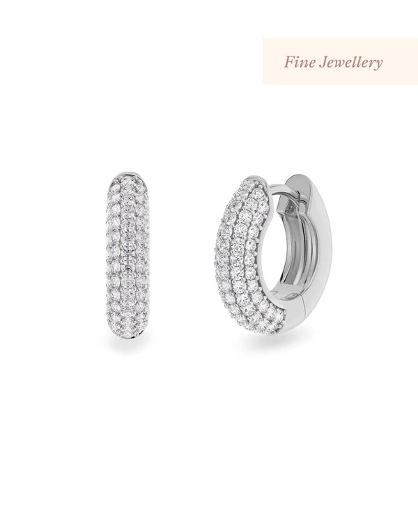 Luxe Hoops Silver