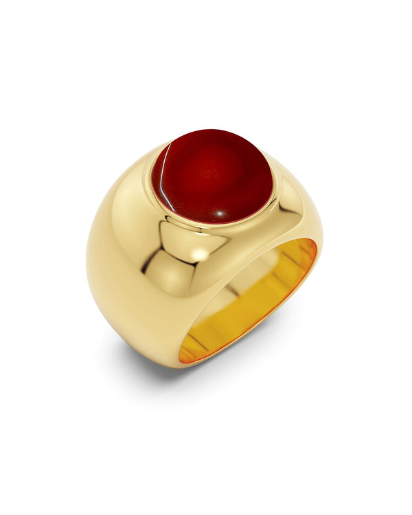 Agatha Ring Red Gold