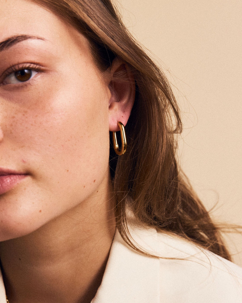 Modernist Hoops L Gold