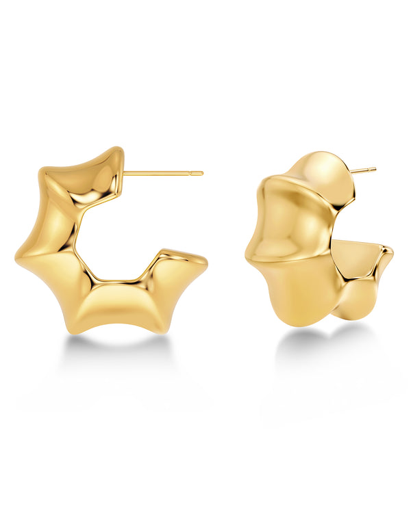 Cane Hoops Multi L Gold
