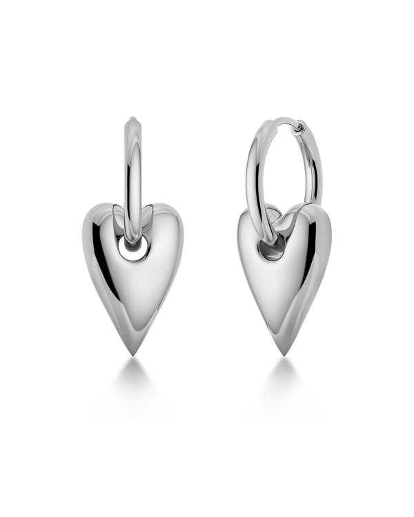Amore Hoops L Steel
