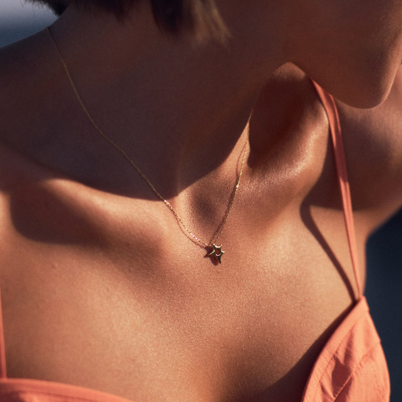 Aster Necklace S Gold