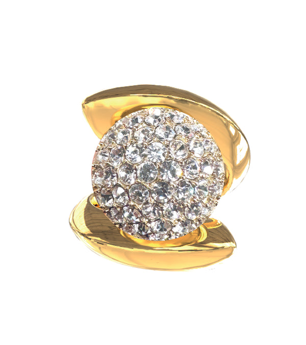 Bead Sparkle Ring Gold