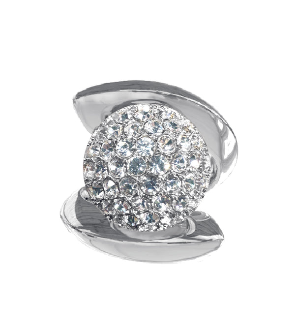 Bead Sparkle Ring Steel