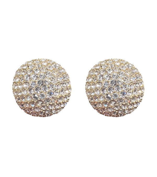 Bead Sparkle Studs Gold