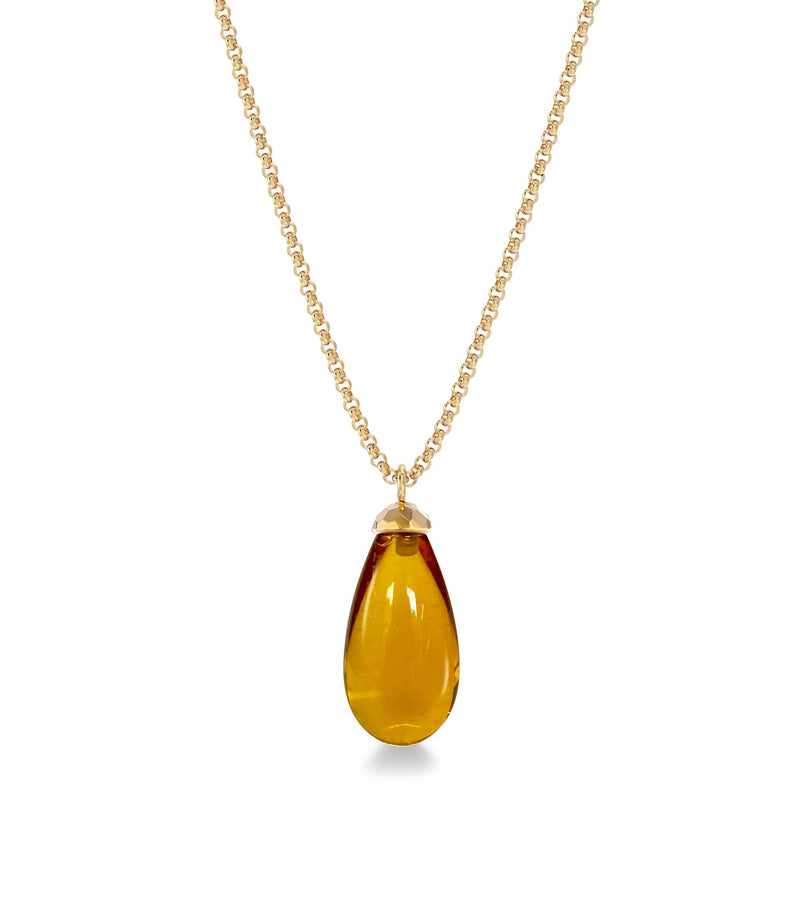 Cali Necklace Amber Gold