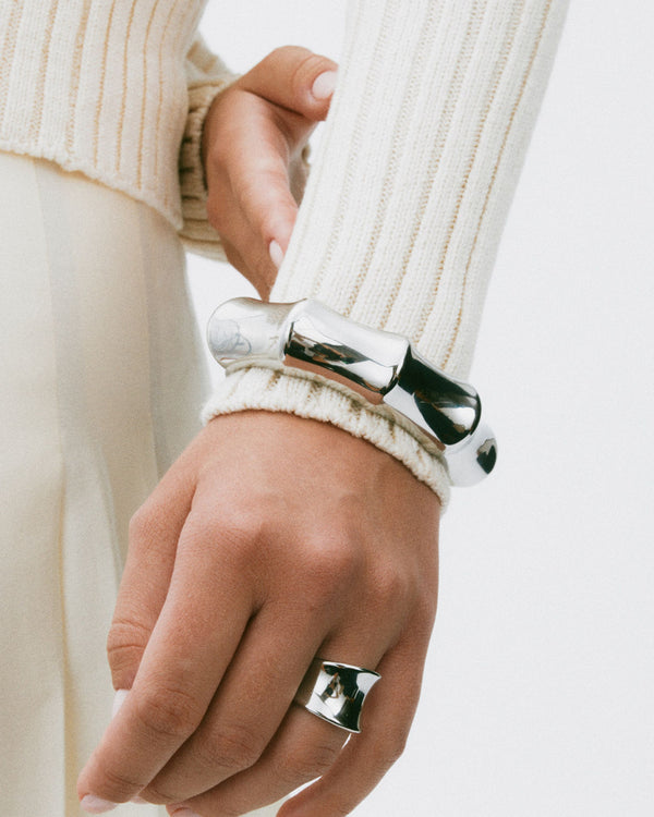 Cane Bangle Steel