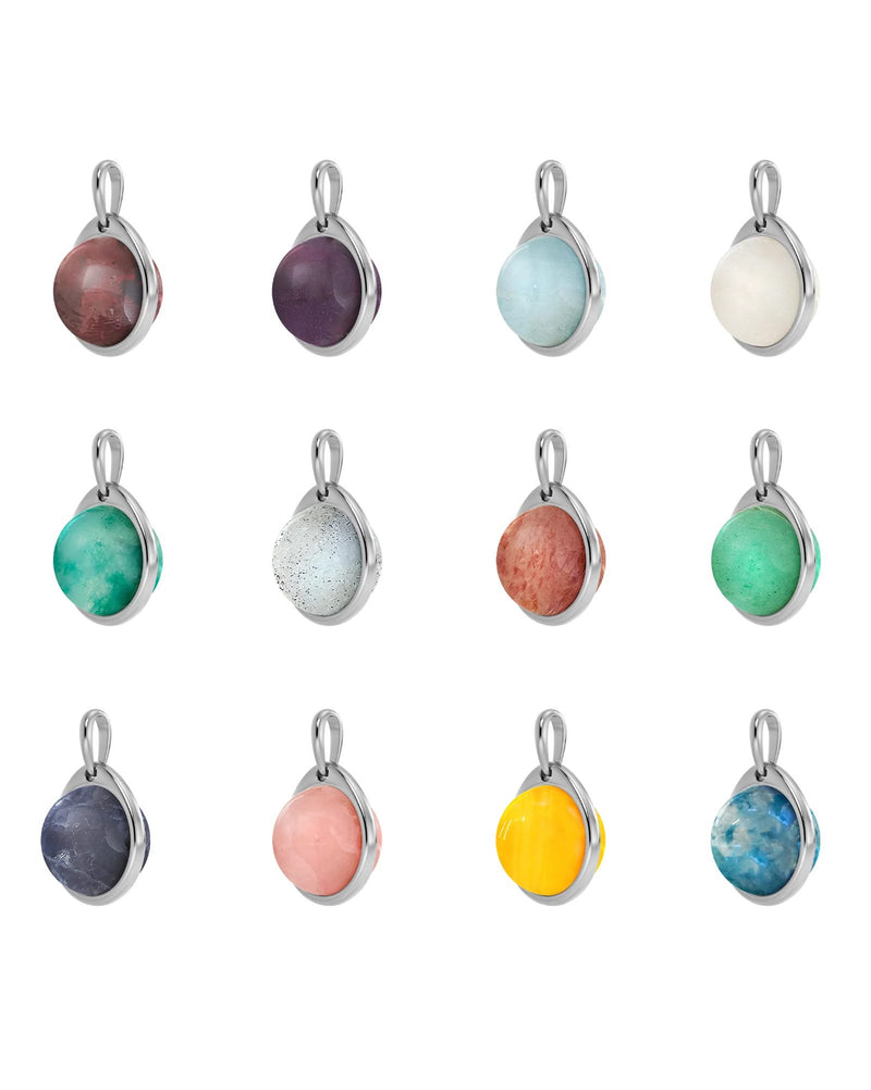 Charm Birthstone Steel