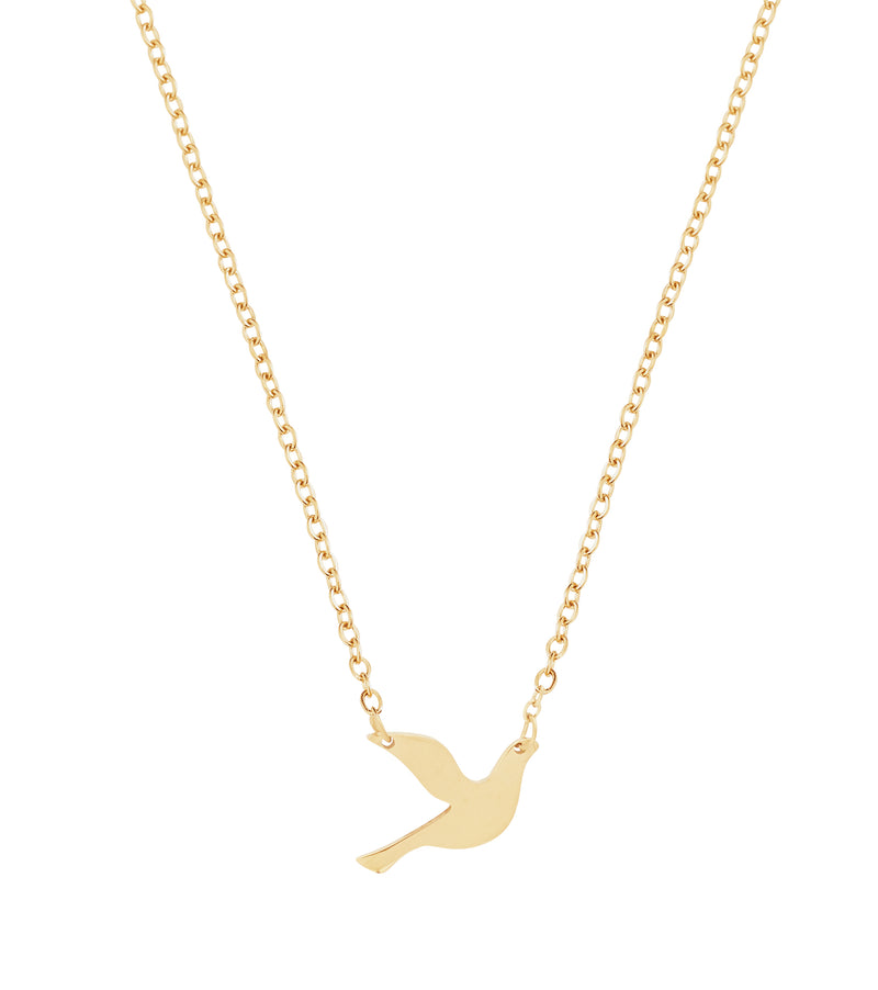 Dove Necklace Child Gold