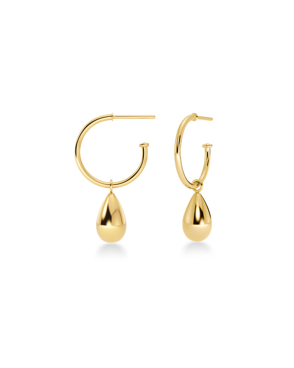 Drop Hoops Gold