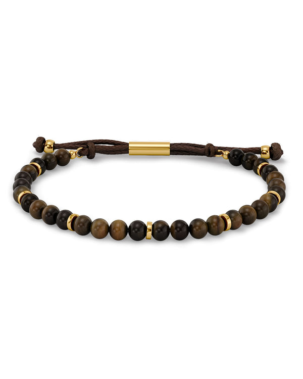 Dylan Bracelet - Light Brown Gold
