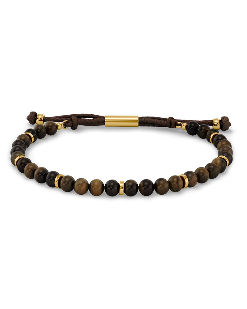 Dylan Bracelet - Light Brown Gold