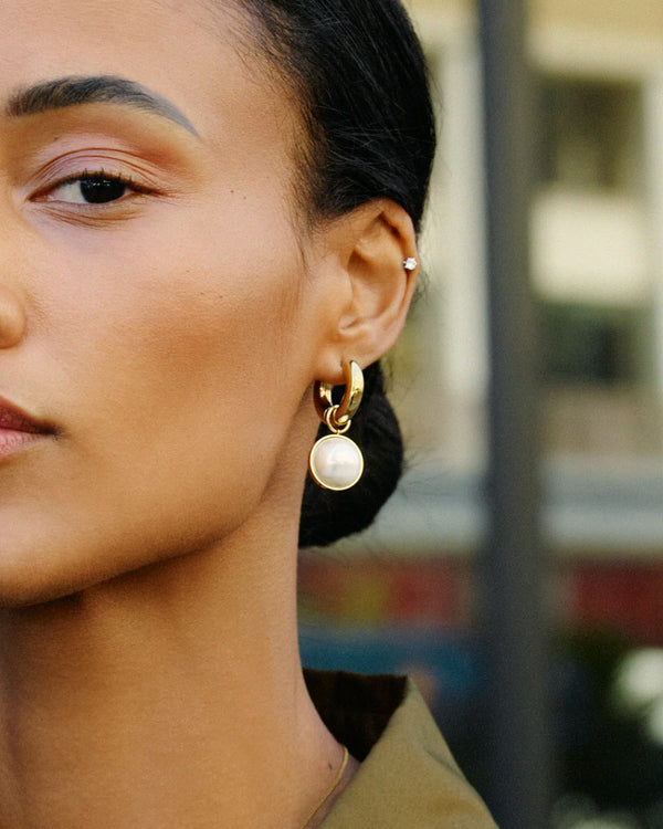 Gabrielle Hoops L Gold