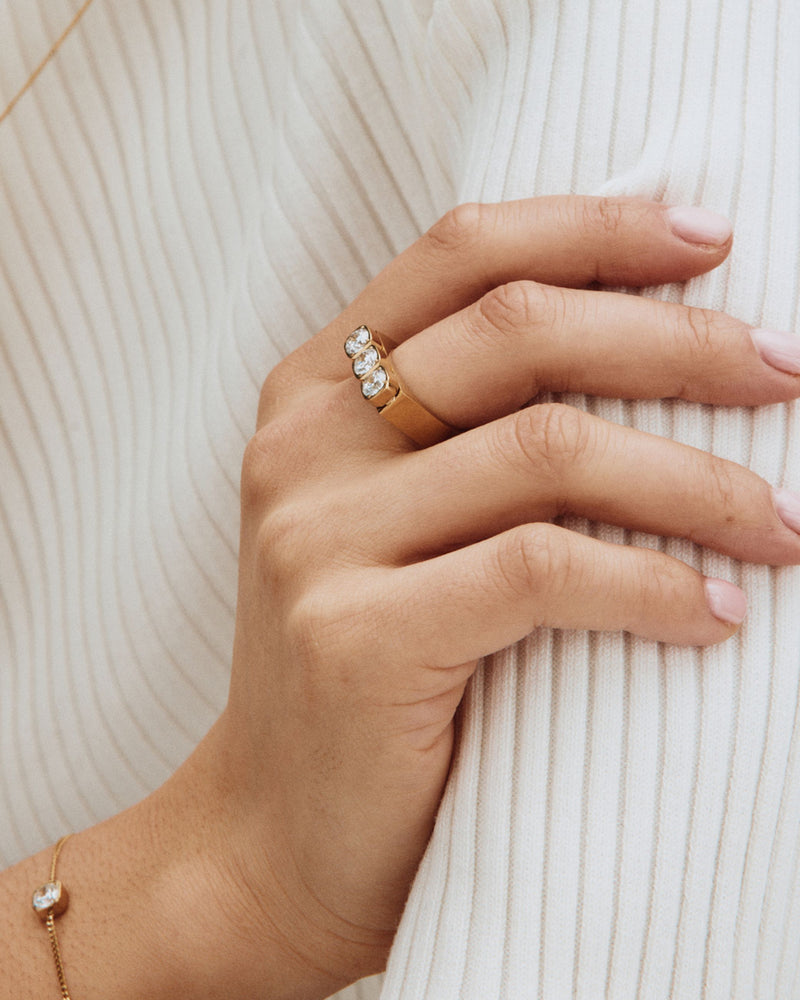 Gemma Ring Gold
