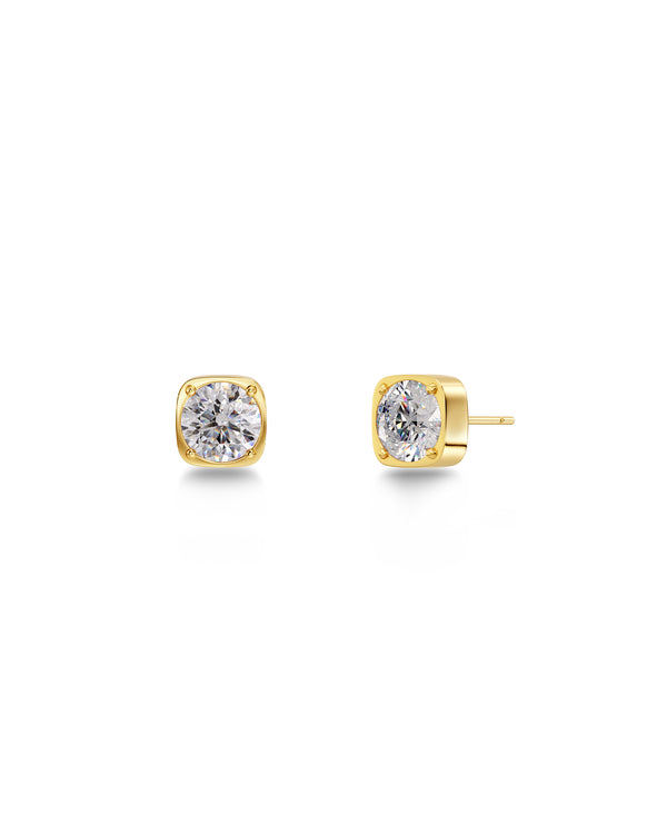 Gemma Studs Gold