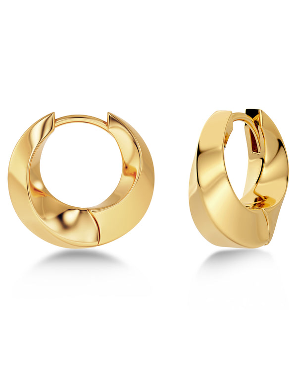 Helix Hoops L Gold