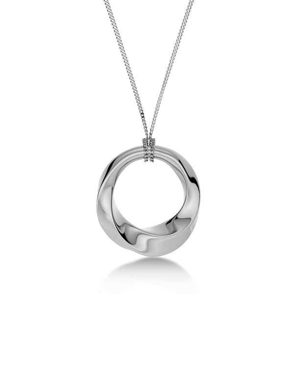 Helix Necklace L Steel