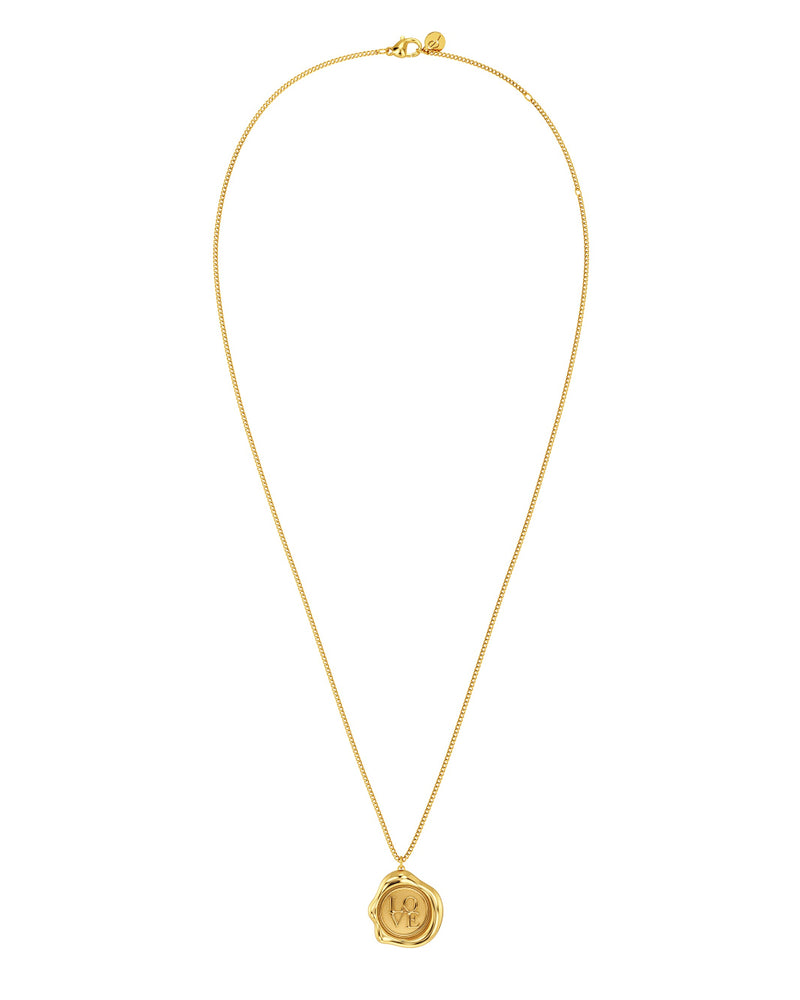 Holly Necklace L Gold