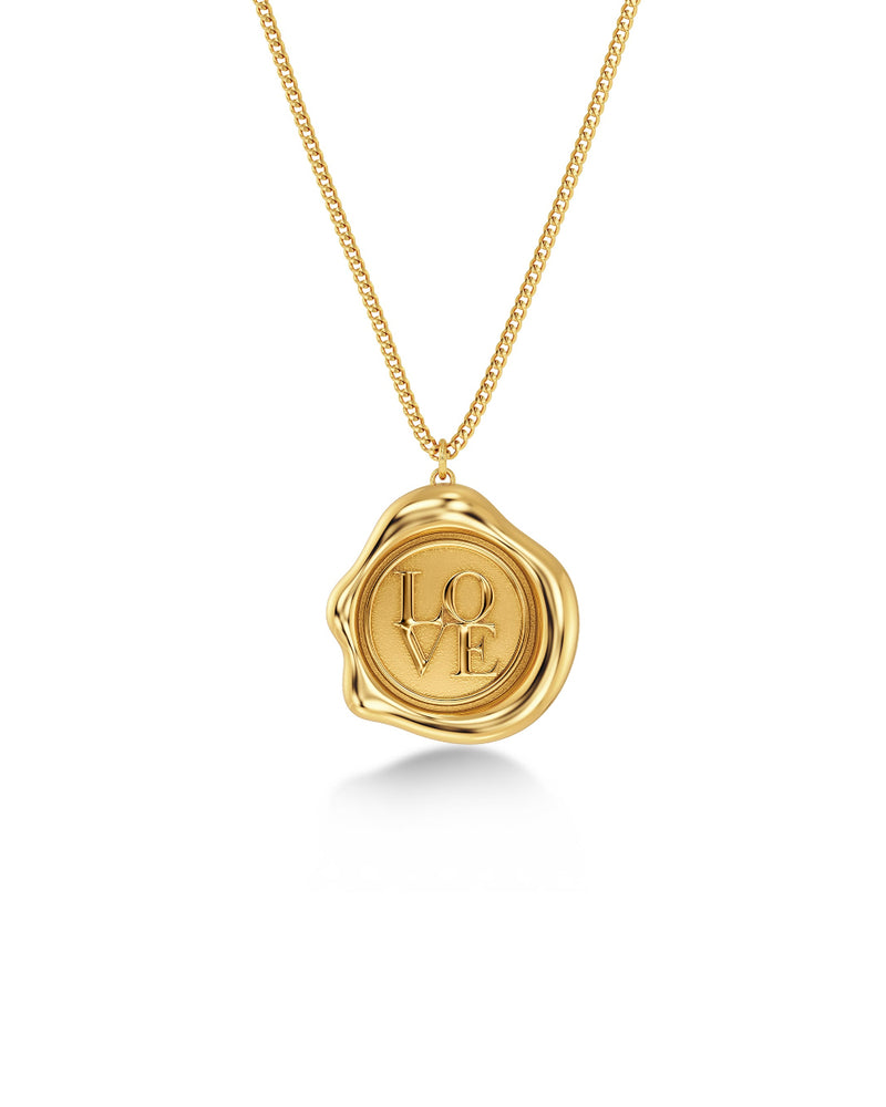 Holly Necklace L Gold