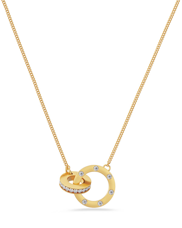 Ida Orbit Necklace Long Gold