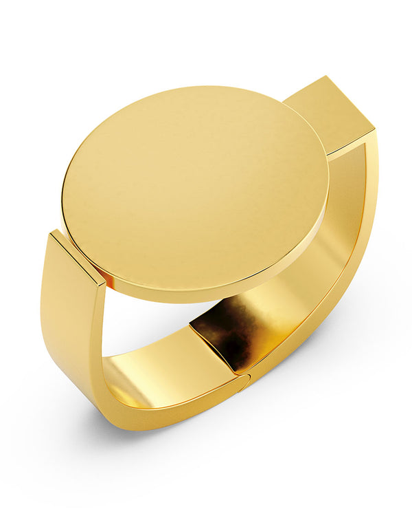 Insignia Bangle Gold