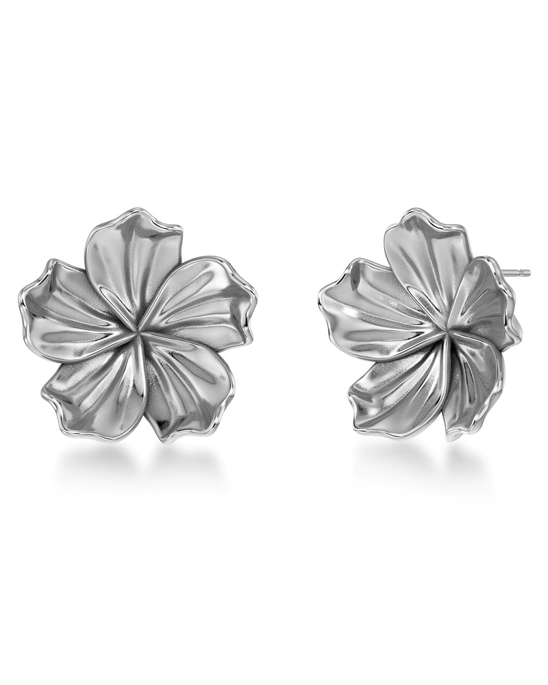 Jasmine Studs L Steel