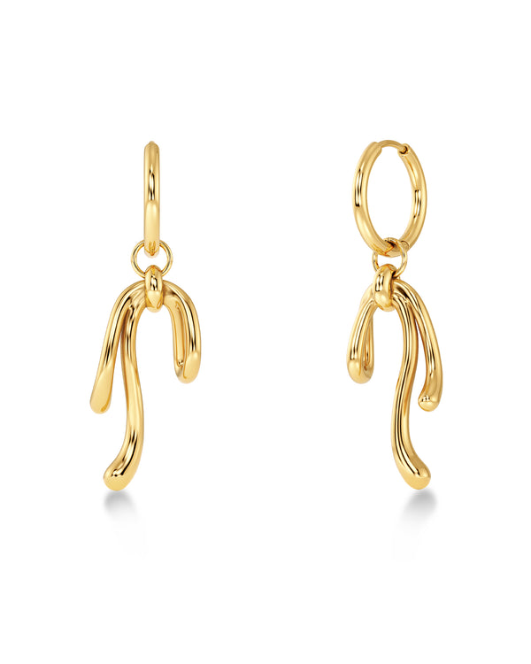 Lace Hoops Gold