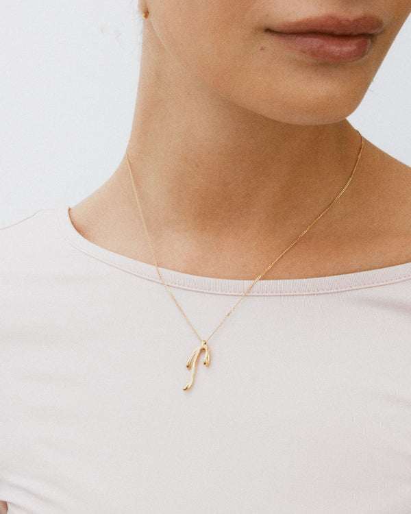 Lace Necklace Gold