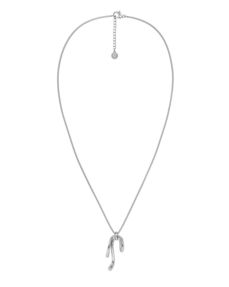 Lace Necklace Steel