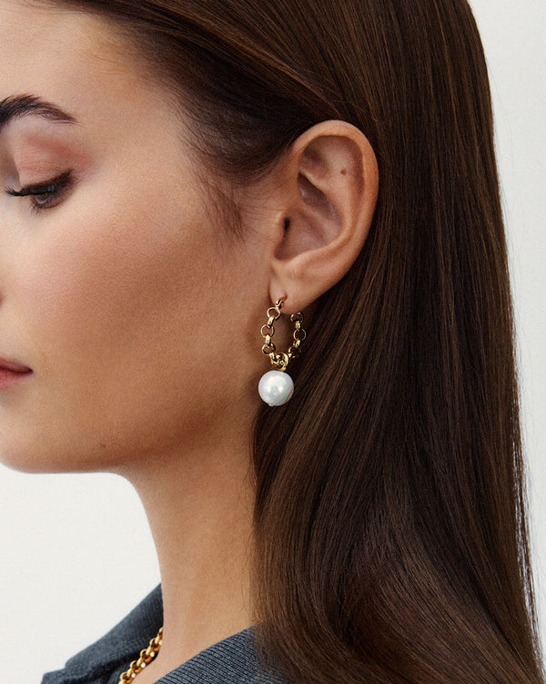 Lexie Hoops Gold
