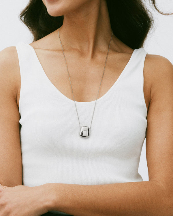 Mira Necklace L Steel