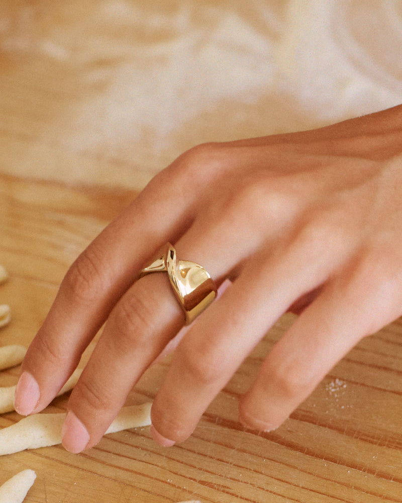 Nuvole Ring Gold