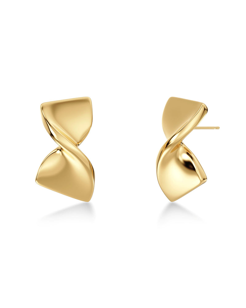 Nuvole Studs L Gold