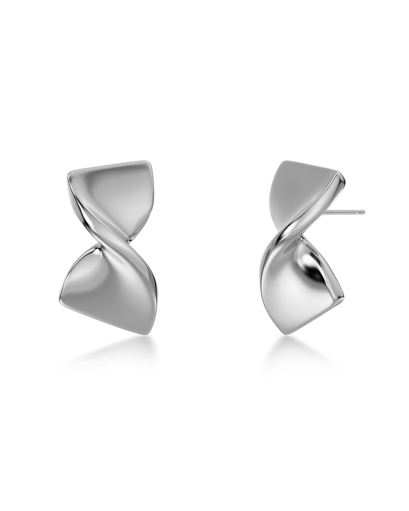 Nuvole Studs L Steel