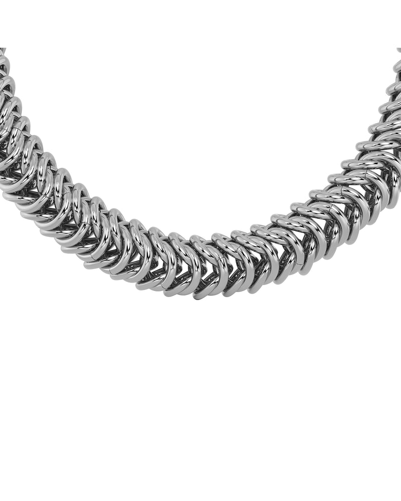 Palazzo Chain Necklace Steel