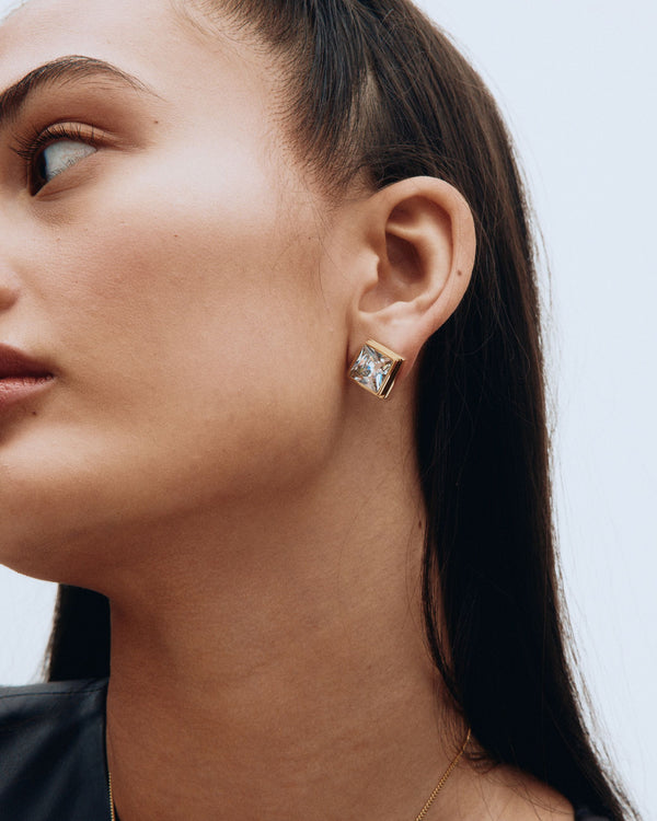 Pantheon Studs Gold