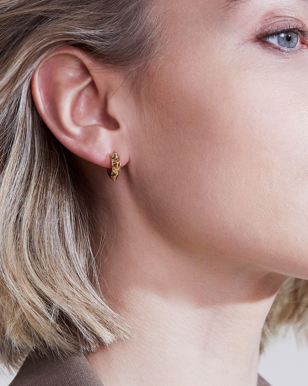 Peak Creoles Mini Gold