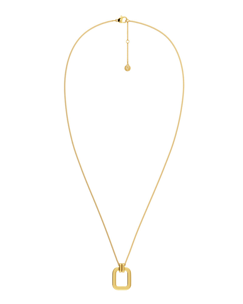 Plaza Necklace L Gold