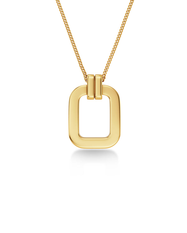 Plaza Necklace L Gold